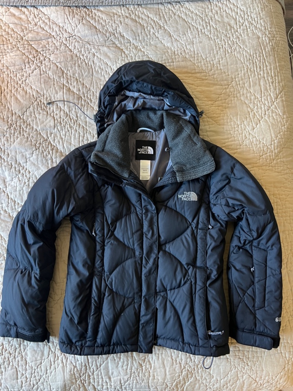 The North Face Women's Black Insulated Hooded Jacket